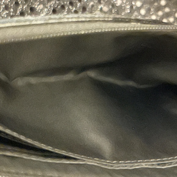 Coach Donnegal Double Zip Black and White Tweed Wristlet Approx. 8 x 4 - Picture 11 of 14